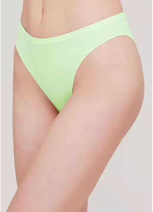 Бесшовные трусы бразилиана BRASILIAN BRIEFS COLOR green ash (зеленый)