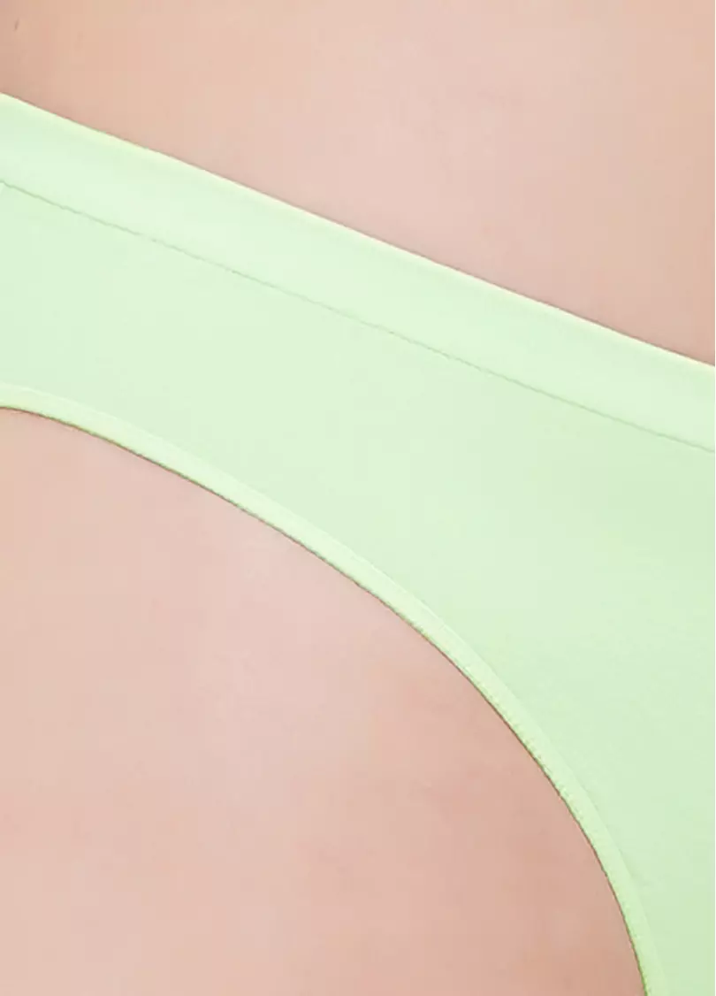 Бесшовные трусы бразилиана BRASILIAN BRIEFS COLOR green ash (зеленый)