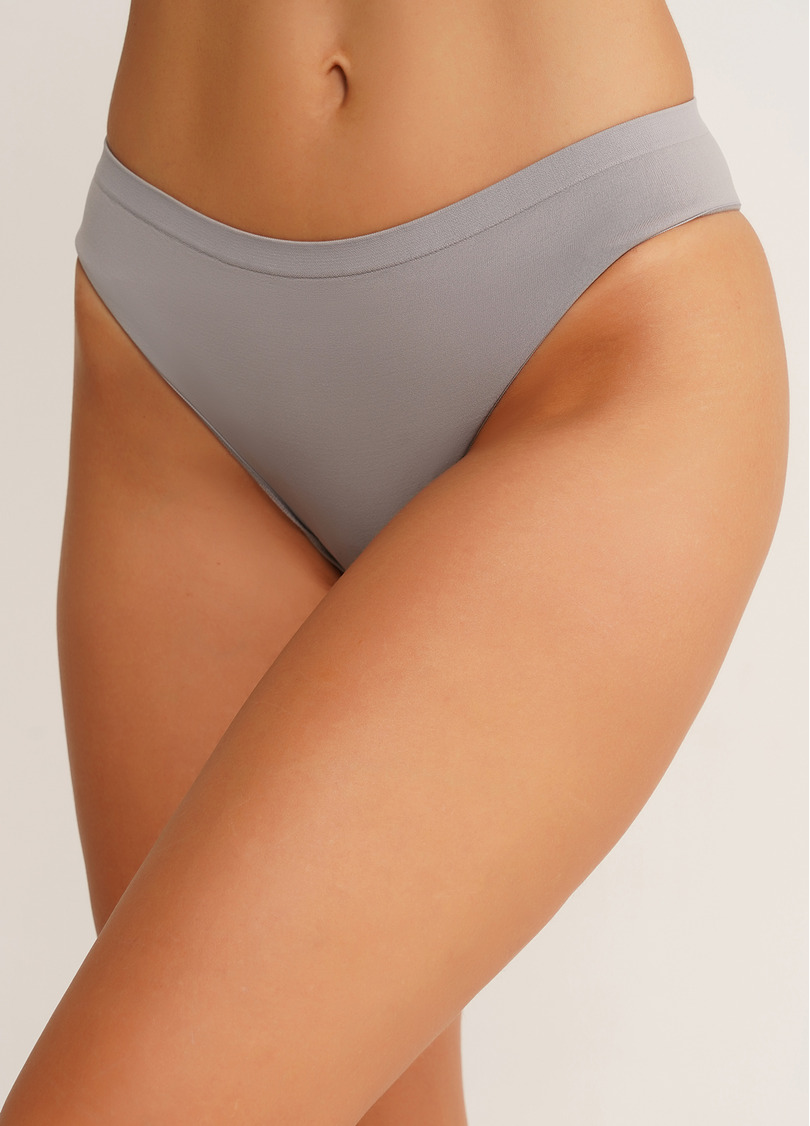 Безшовні труси бразиліана BRASILIAN BRIEFS COLOR griffin (сірий)