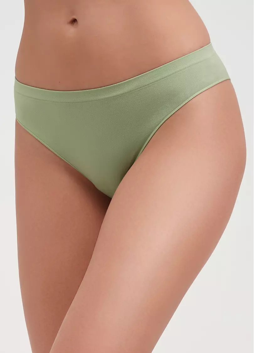 Бесшовные трусы бразилиана BRASILIAN BRIEFS COLOR kohlrabi (зеленый)
