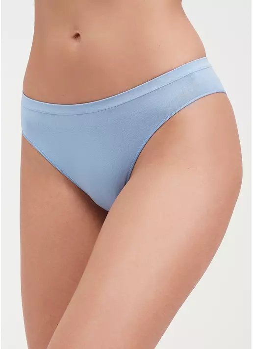 Безшовні труси бразиліана BRASILIAN BRIEFS COLOR lacecap hydrangea (блакитний)