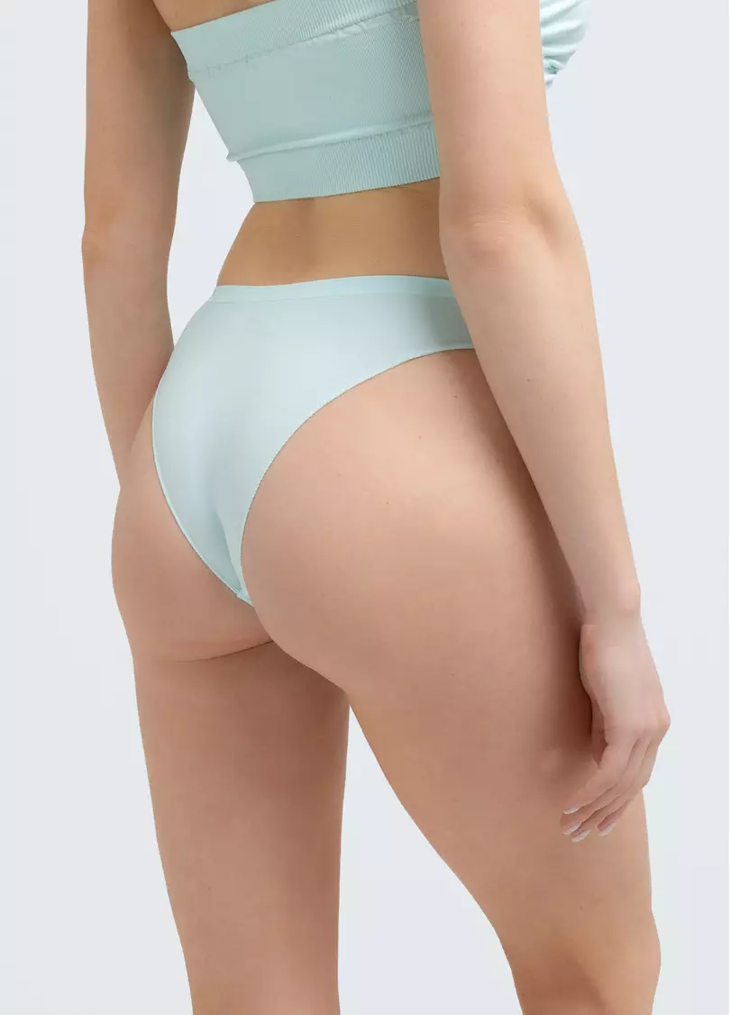 Бесшовные трусы бразилиана BRASILIAN BRIEFS COLOR mint (зеленый)