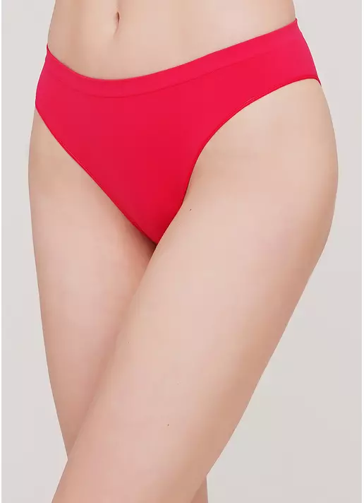 Бесшовные трусы бразилиана BRASILIAN BRIEFS COLOR raspberry sorbed (розовый)