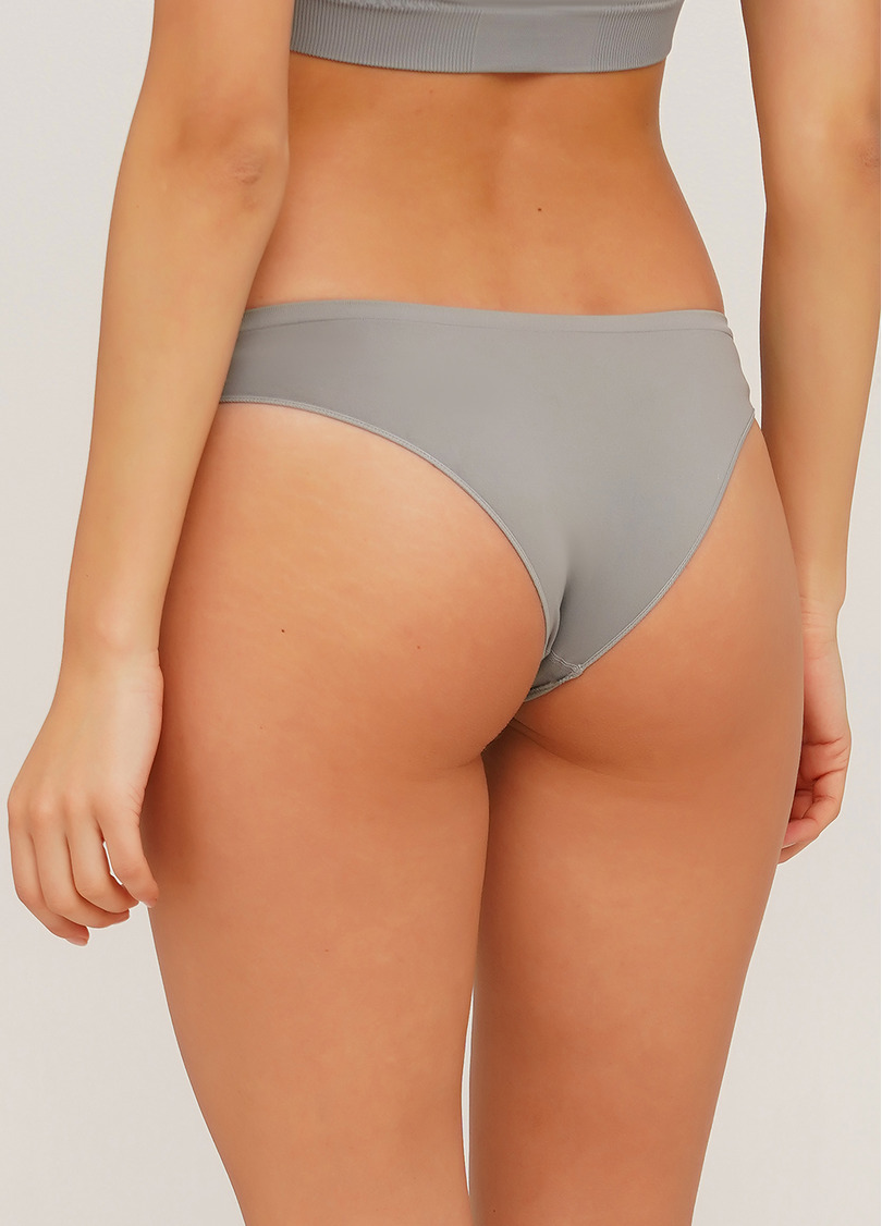 Безшовні труси бразиліана BRASILIAN BRIEFS COLOR ultimate grey (сірий)