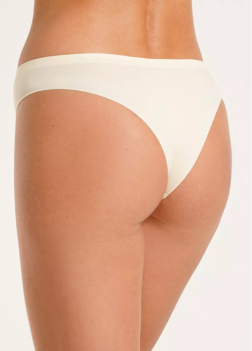 Бесшовные трусы бразилиана BRASILIAN BRIEFS COLOR vanilla (желтый)