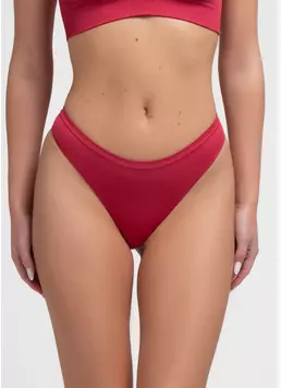 Безшовні труси бразиліана BRASILIAN BRIEFS COLOR winterberry (червоний)