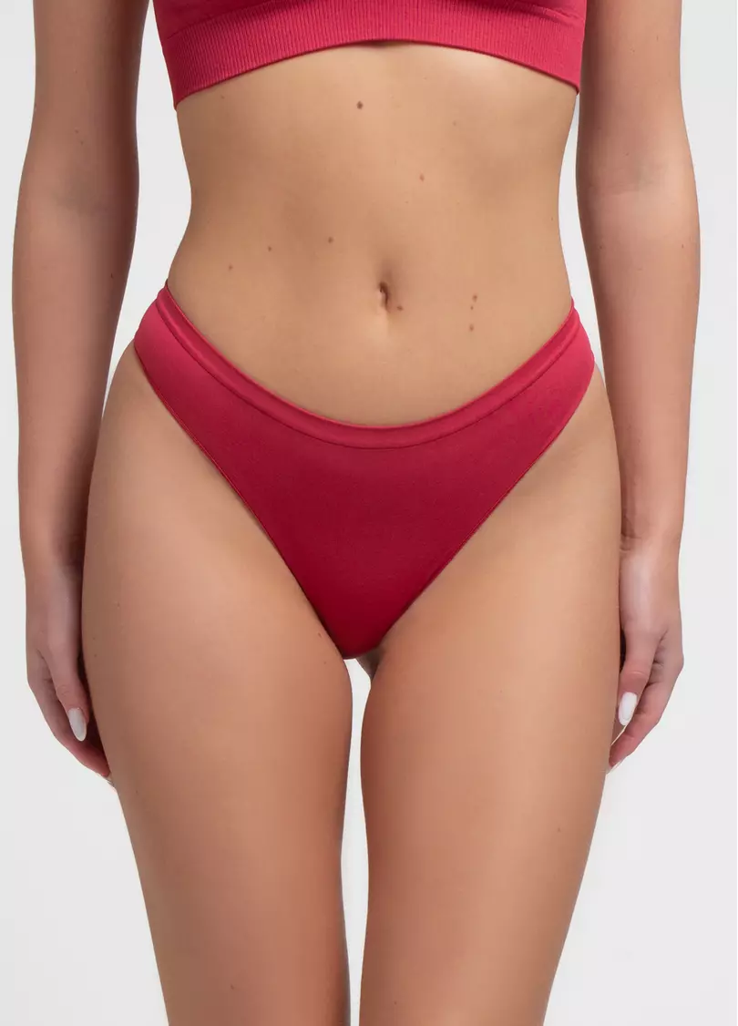 Безшовні труси бразиліана BRASILIAN BRIEFS COLOR winterberry (червоний)