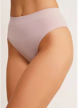 Бесшовные бразилиана с фактурным узором BRASILIAN BRIEFS GRAIN burnished lilac (розовый)