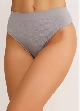 Безшовні бразиліана з фактурним візерунком BRASILIAN BRIEFS GRAIN griffin (сірий)