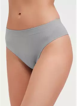 Трусики бразиліана в рубчик BRASILIAN BRIEFS RIB griffin (сірий) Трусики бразиліана в рубчик BRASILIAN BRIEFS RIB griffin (сірий)