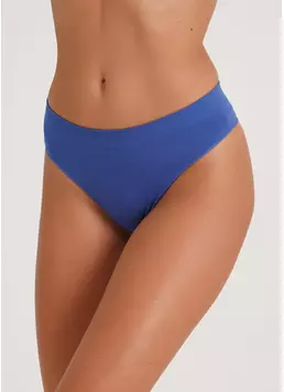 Трусики бразилиана в рубчик BRASILIAN BRIEFS RIB skydiver (синий)