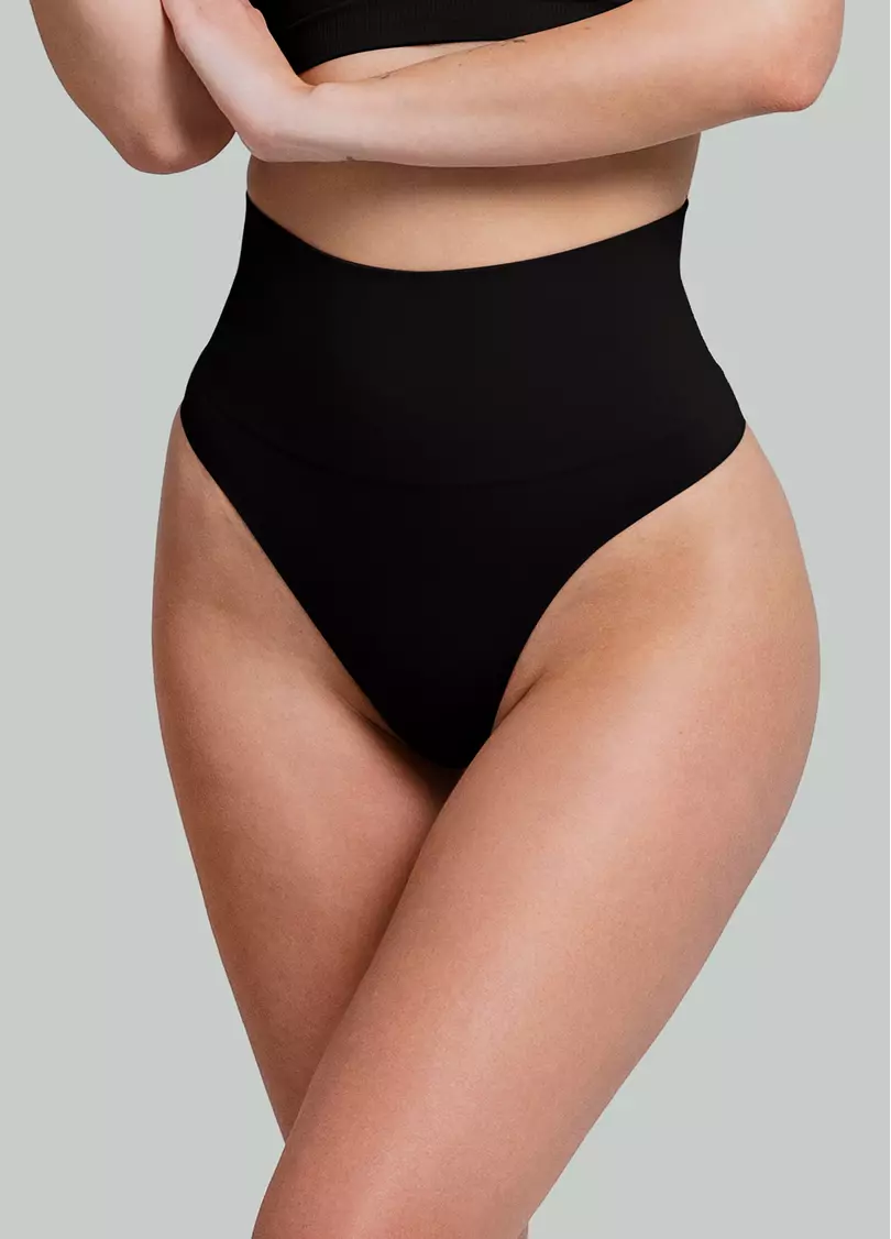 Бесшовная бразилиана с легкой коррекцией BRASILIAN SHAPEWEAR black (черный)