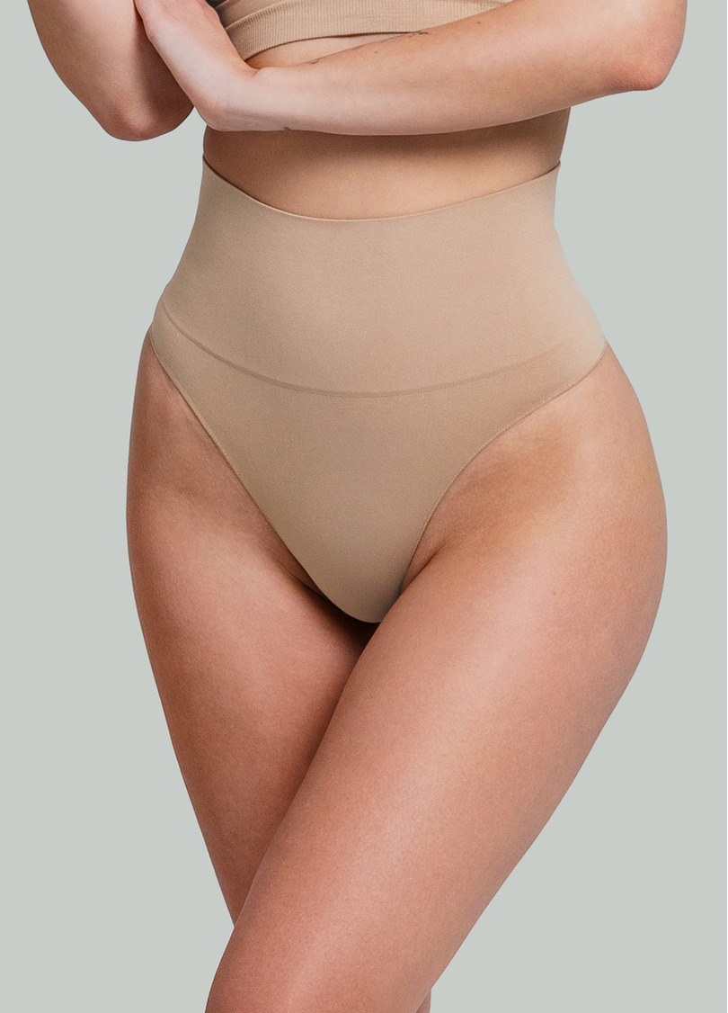 Бесшовная бразилиана с легкой коррекцией BRASILIAN SHAPEWEAR nude (бежевый)