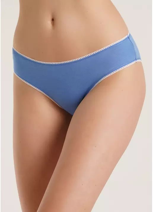 Трусики из хлопка слипы Basic 2301/60 blue (голубой)