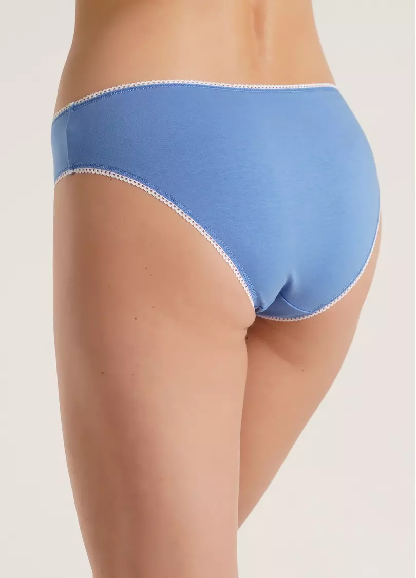 Трусики из хлопка слипы Basic 2301/60 blue (голубой)