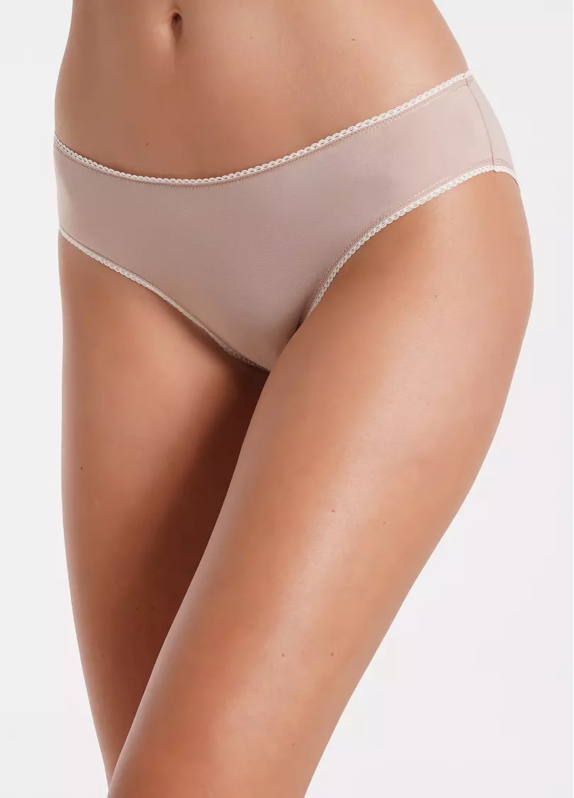 Трусики из хлопка слипы Basic 2301/60 creamy beige (бежевый)