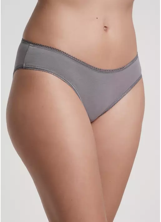 Трусики з бавовни сліпи Basic 2301/60 grey (сірий)