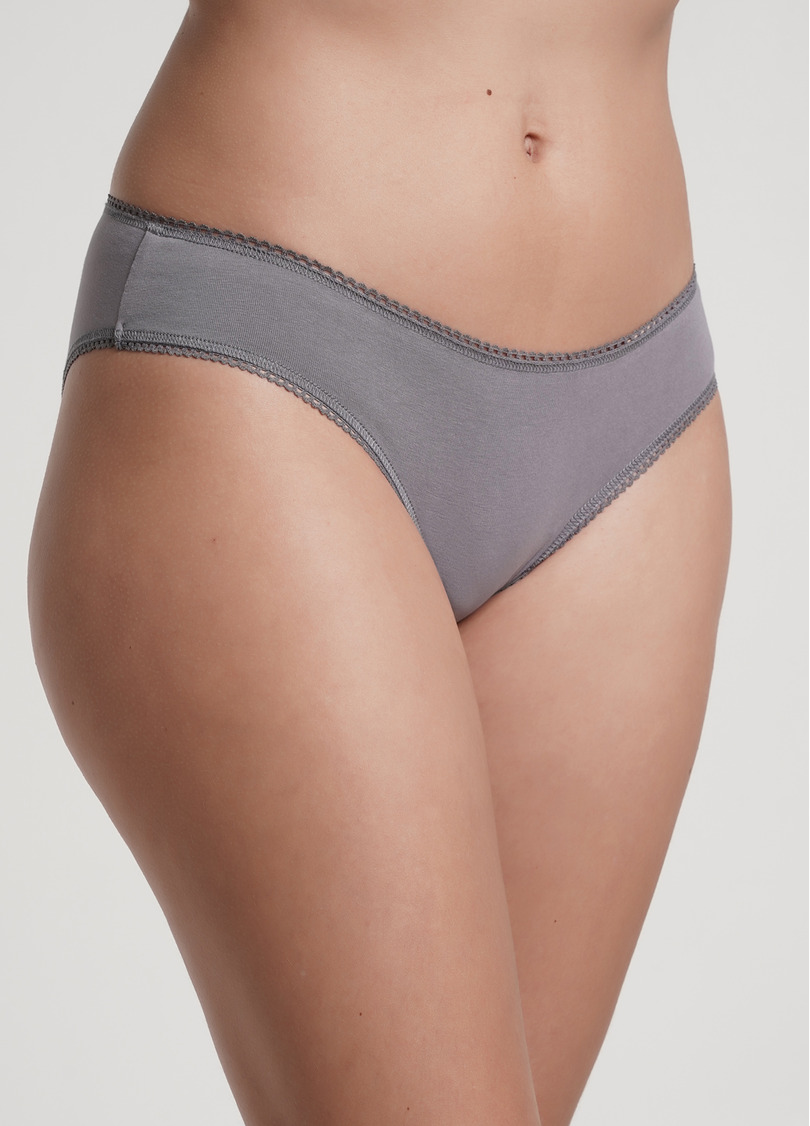 Трусики з бавовни сліпи Basic 2301/60 grey (сірий)