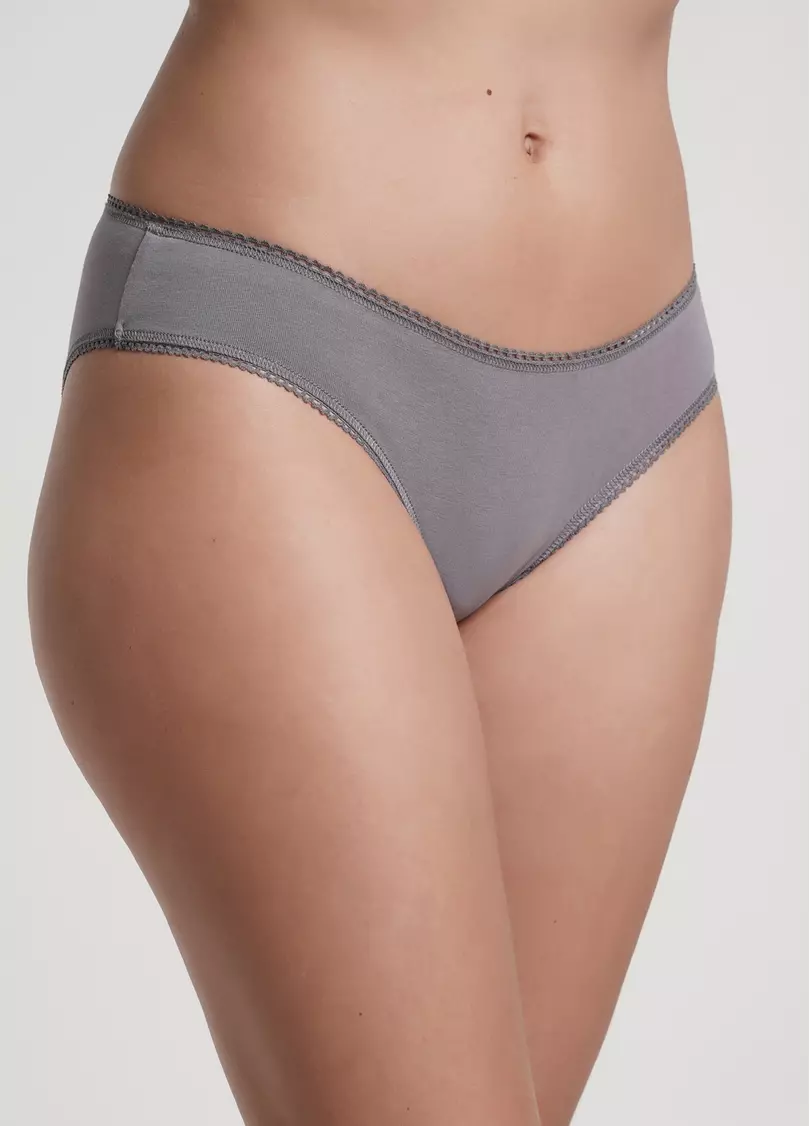 Трусики из хлопка слипы Basic 2301/60 grey (серый)