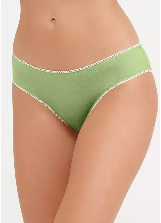Трусики из хлопка слипы Basic 2301/60 light green (зеленый)