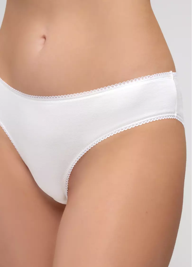 Трусики з бавовни сліпи Basic 2301/60 milk (білий)