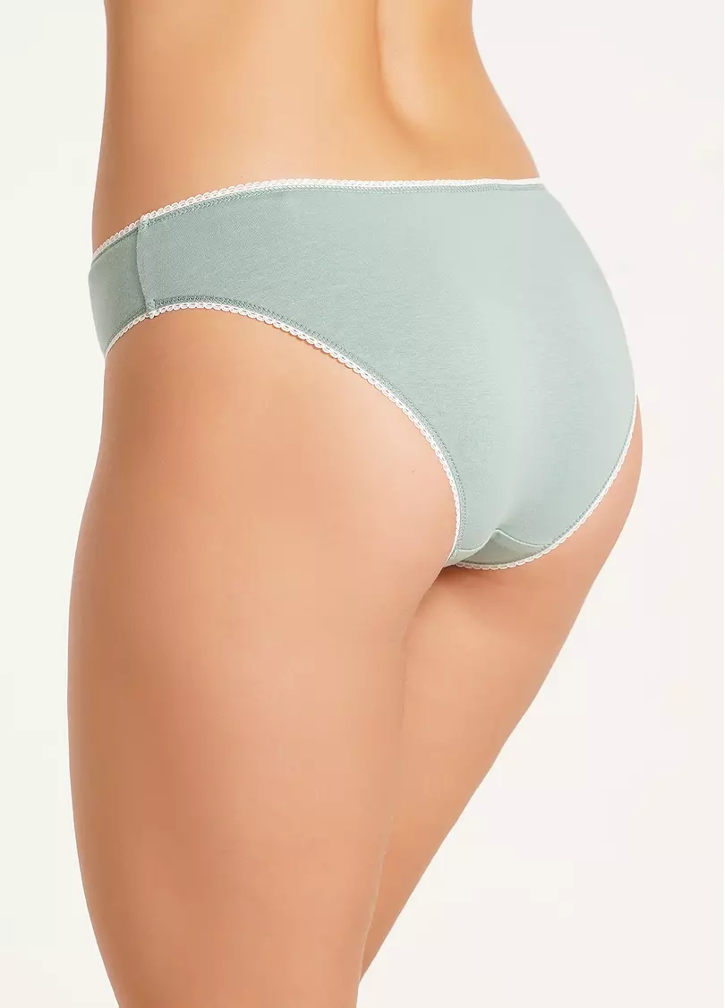 Трусики из хлопка слипы Basic 2301/60 mint (голубой)