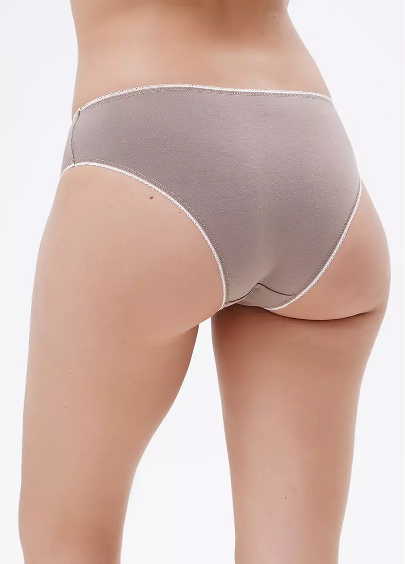 Трусики из хлопка слипы Basic 2301/60 mokko (коричневый)