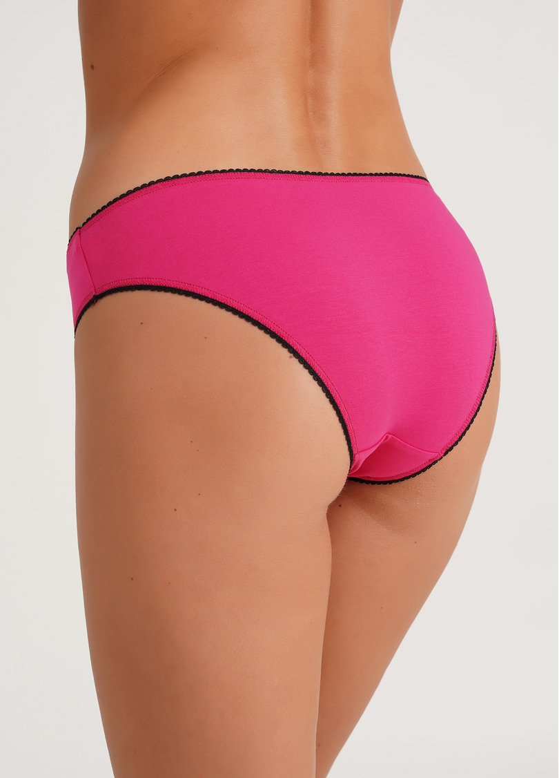 Трусики из хлопка слипы Basic 2301/60 raspberry (розовый)