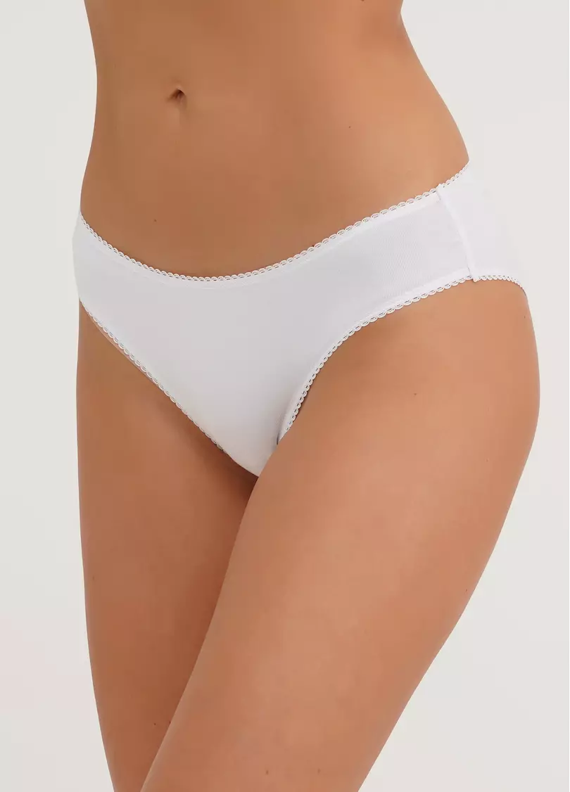 Трусики из хлопка слипы Basic 2301/60 white (белый)