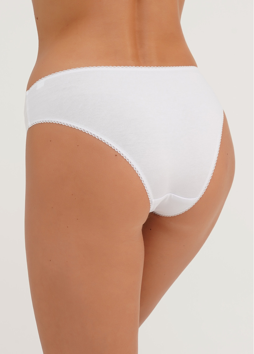 Трусики з бавовни сліпи Basic 2301/60 white (білий)
