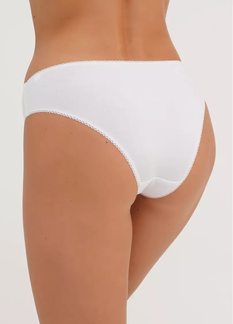 Трусики из хлопка слипы Basic 2301/60 white (белый)