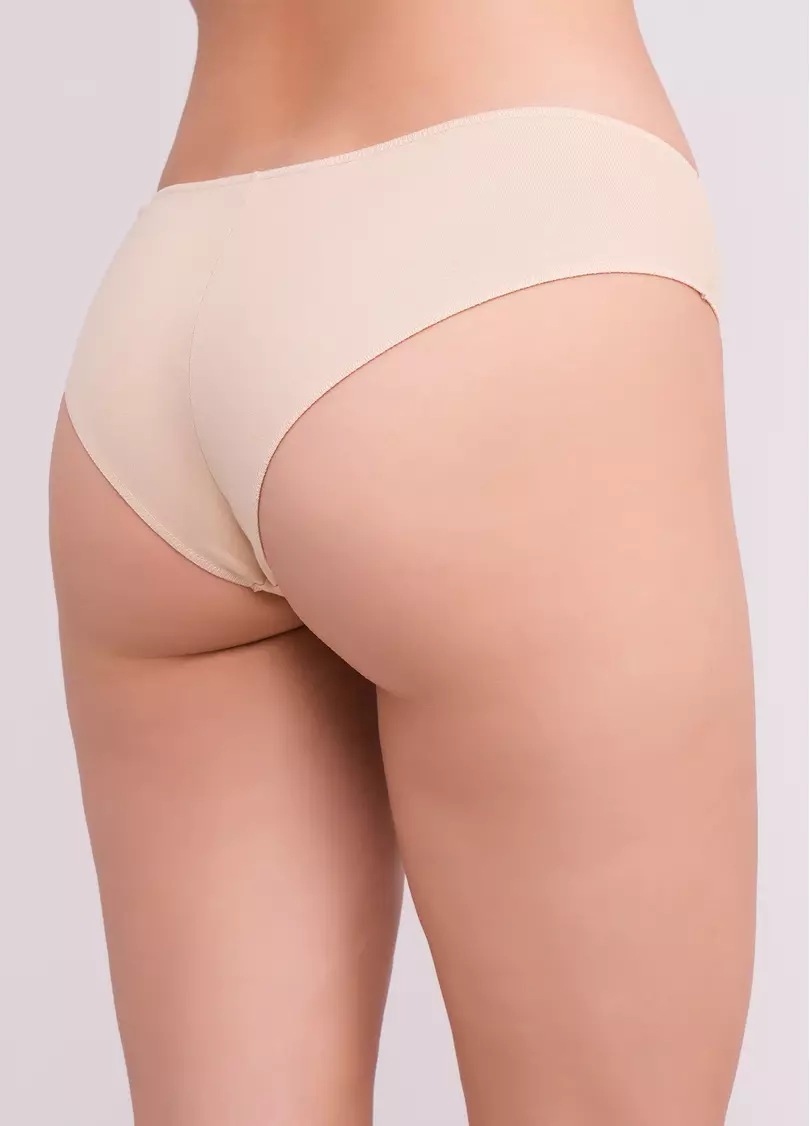 Трусы бразилиана хлопковые Basic chic 2237/60 beige (бежевый)