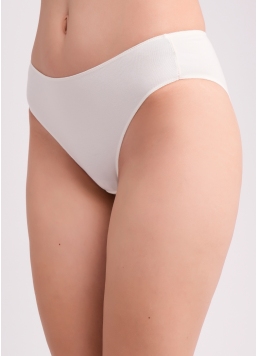 Трусы бразилиана хлопковые Basic chic 2237/60 milk (белый)