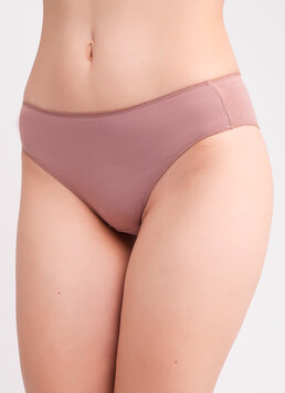 Труси бразиліана бавовняні Basic chic 2237/60 mokko (коричневий)