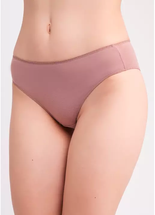 Труси бразиліана бавовняні Basic chic 2237/60 mokko (коричневий)
