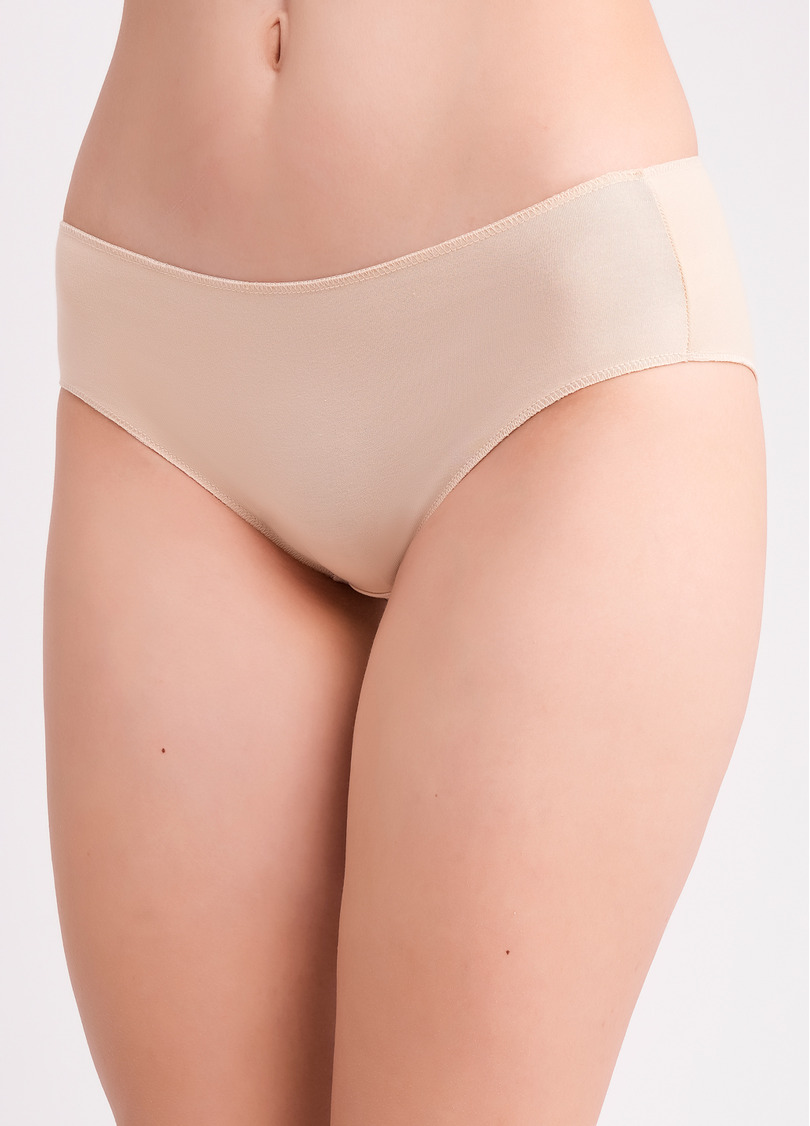 Трусы слипы из хлопка Basic chic 2318/60 beige (бежевый)