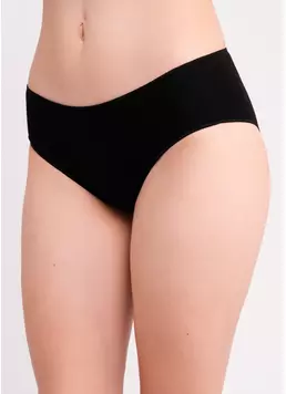 Трусы слипы из хлопка Basic chic 2318/60 black (черный)