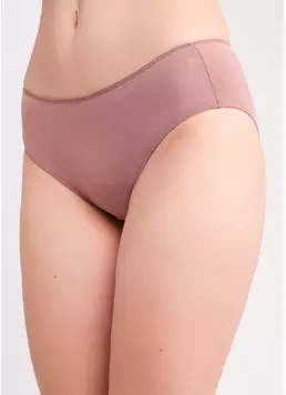 Трусы слипы из хлопка Basic chic 2318/60 mokko (коричневый)