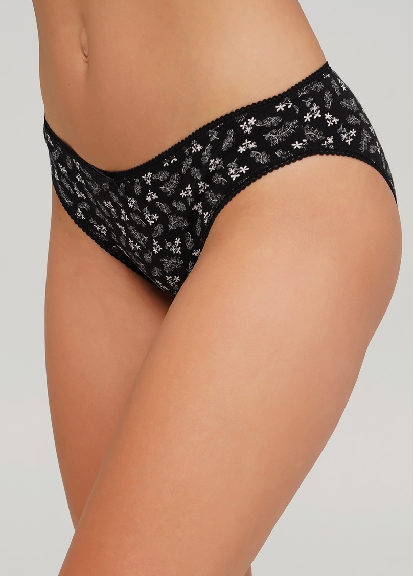 Хлопковые трусы слипы в цветочный рисунок Blossom 2301/60