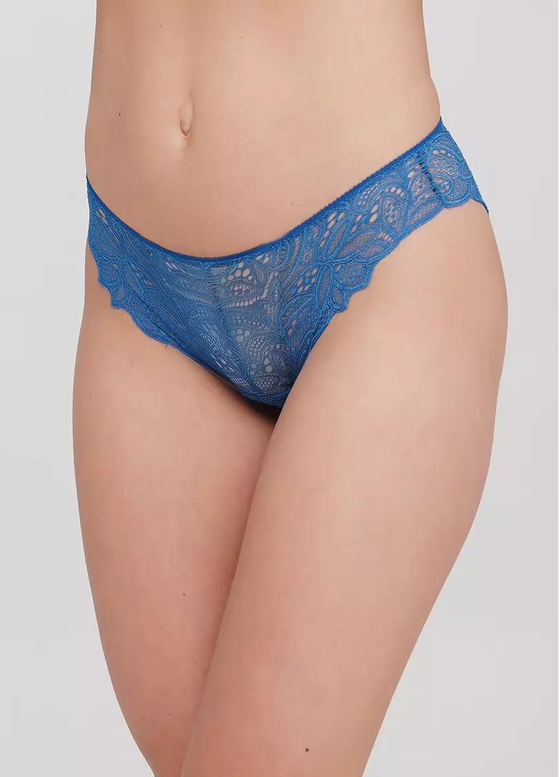 Классические трусики слипы из кружева Blue forest 2309/31 (голубой)
