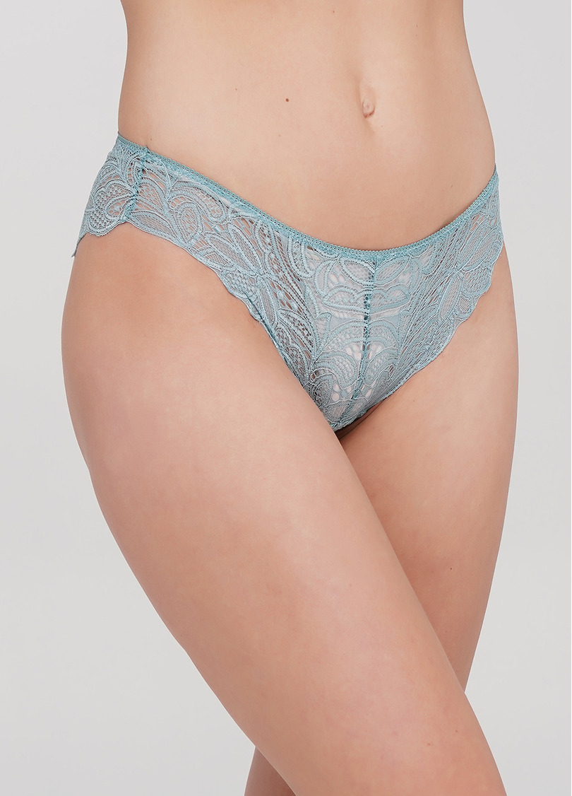 Классические трусики слипы из кружева Blue forest 2309/31 (мятный)