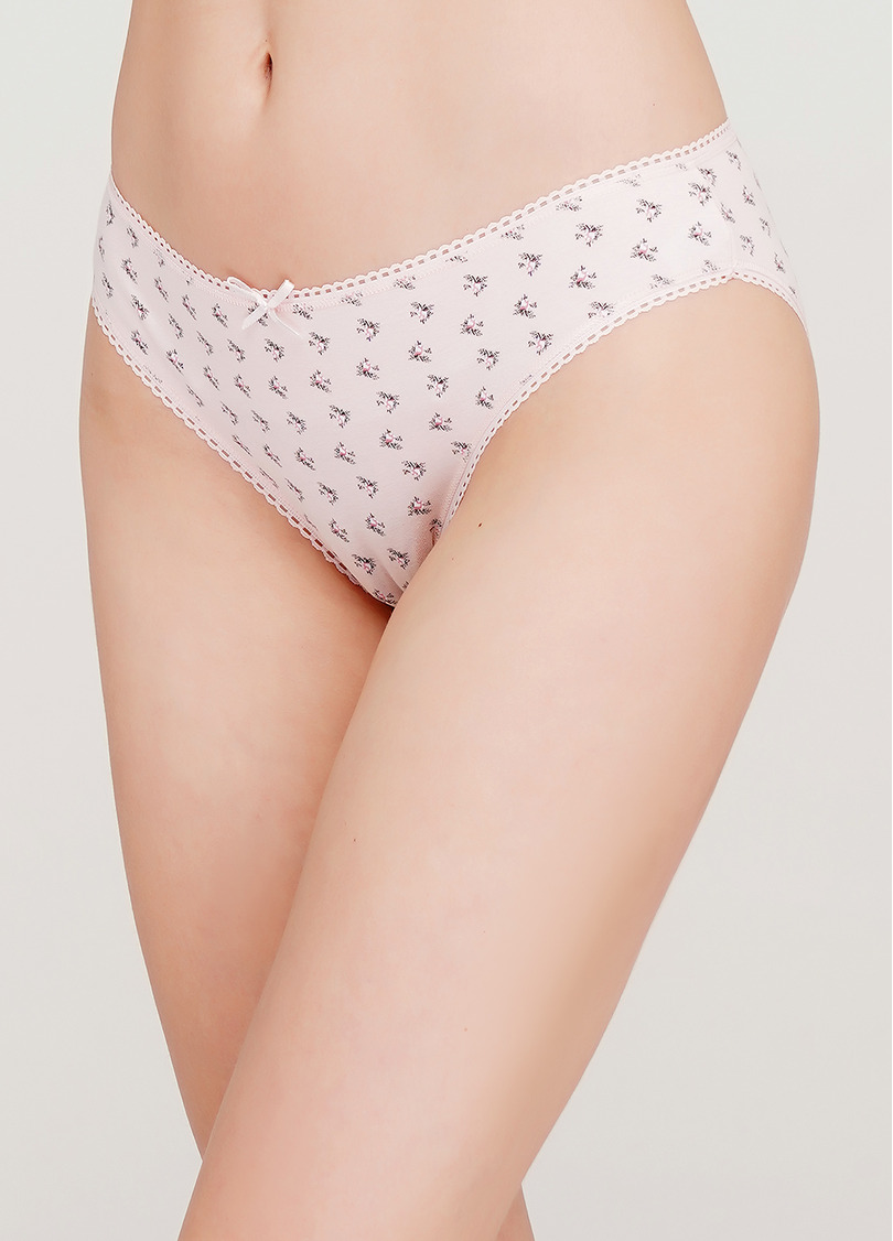 Хлопковые трусики слипы Florian 2301/60 (пудровый)