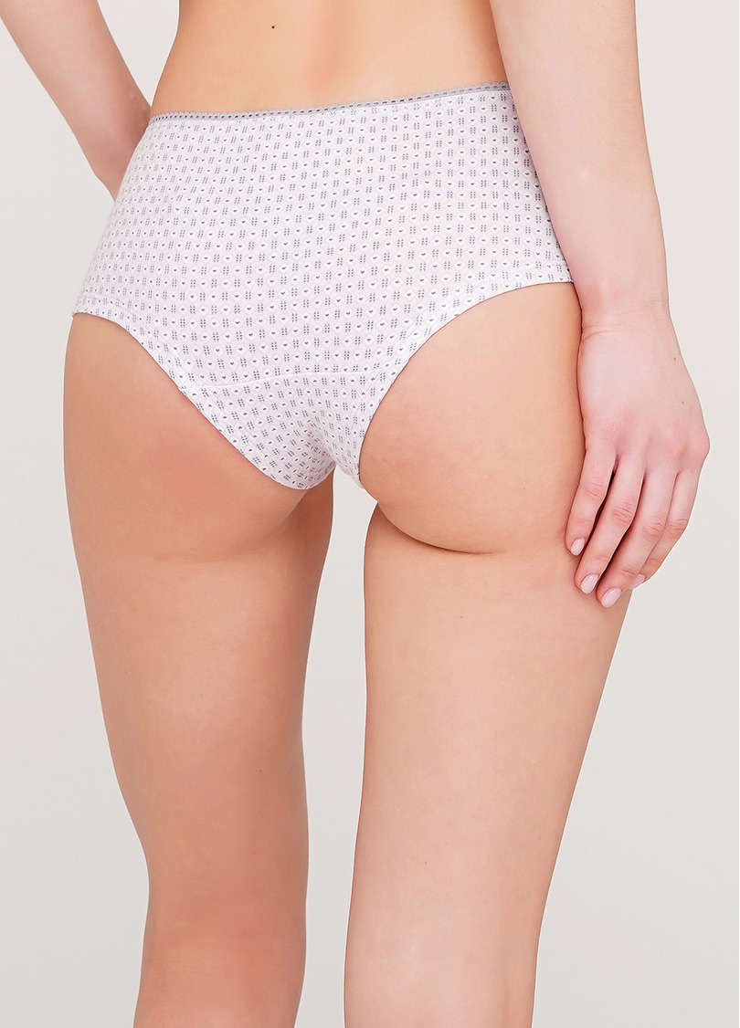 Женские трусы полушортики Florian 2602/60 grey geometric (серый)