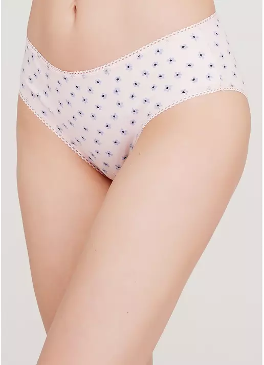 Хлопковые трусы слипы со средней посадкой Florian 2602/61 (розовый)