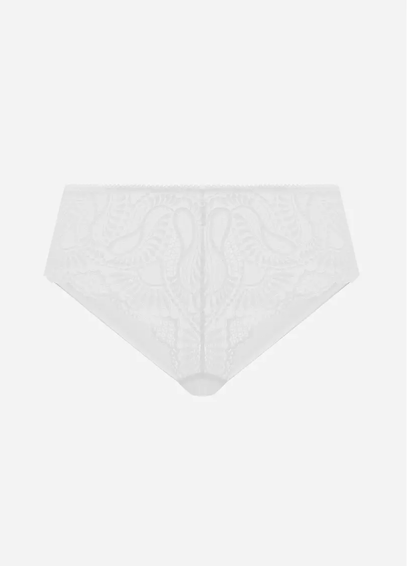 Труси бразиліана з мережива та сітки GRACE 2233/41 white (білий)