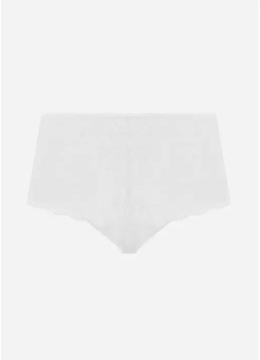 Трусы слип из кружева и хлопка GRACE 2315/35 white (белый)