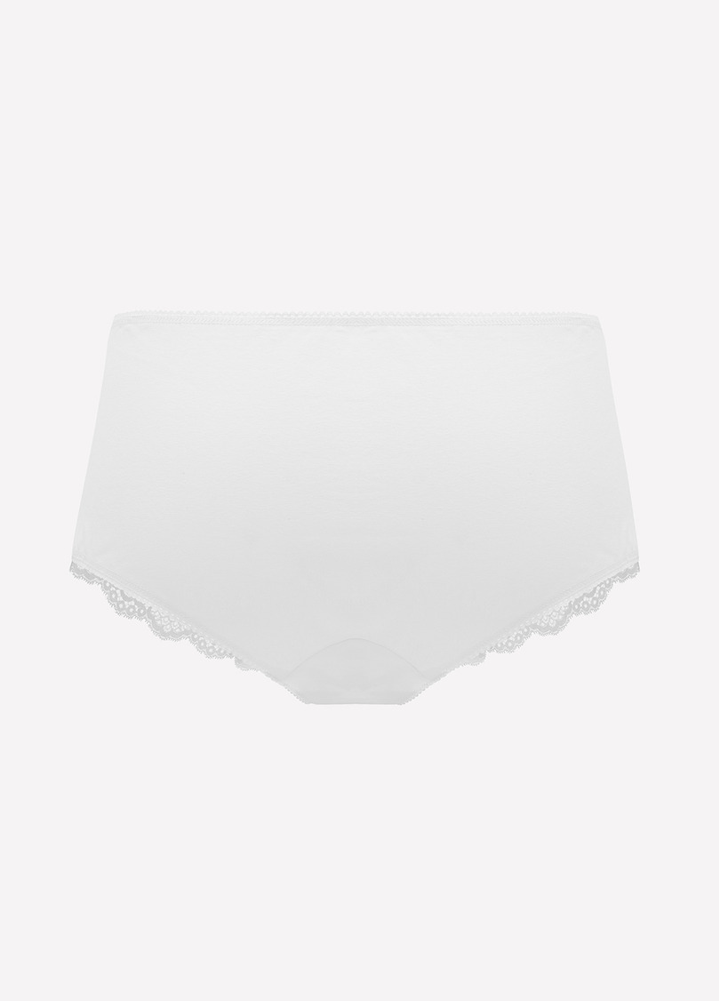 Труси сліп з мережива та бавовни GRACE 2315/35 white (білий)