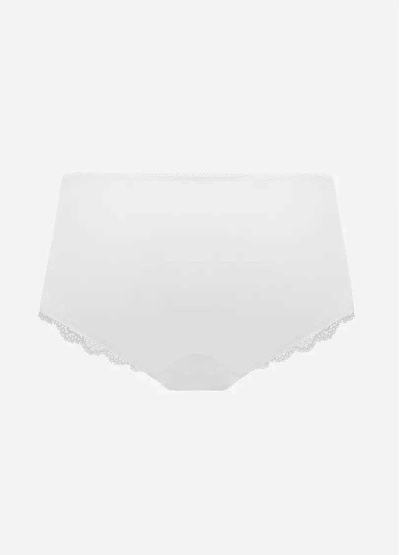 Труси сліп з мережива та бавовни GRACE 2315/35 white (білий)