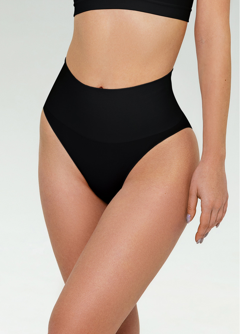 Безшовні труси сліпи з легкою корекцією HI-LEG SHAPEWEAR black (чорний)