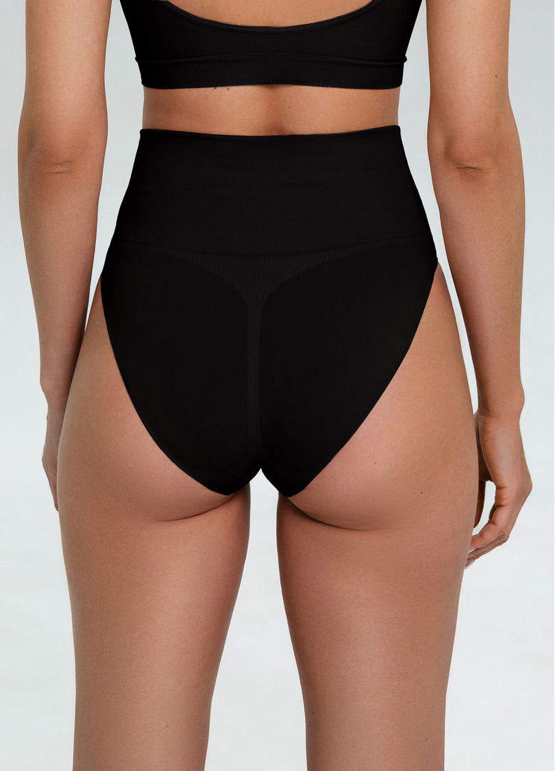 Безшовні труси сліпи з легкою корекцією HI-LEG SHAPEWEAR black (чорний)